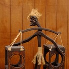 Подставка под бутылки «Абориген с коромыслом», 60×35×12 см 3334786 - фото 319921690
