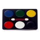 Краски-грим для лица и тела: 6 цветов + аппликатор - Фото 2