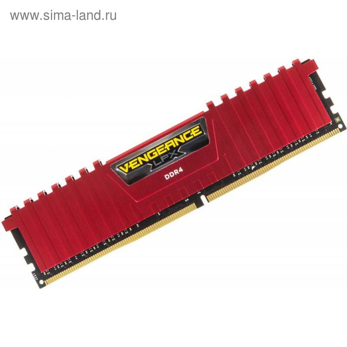 Память DDR4 4Gb 2400MHz Corsair CMK4GX4M1A2400C16R RTL PC4-19200 CL16 DIMM 288-pin 1.2В - Фото 1