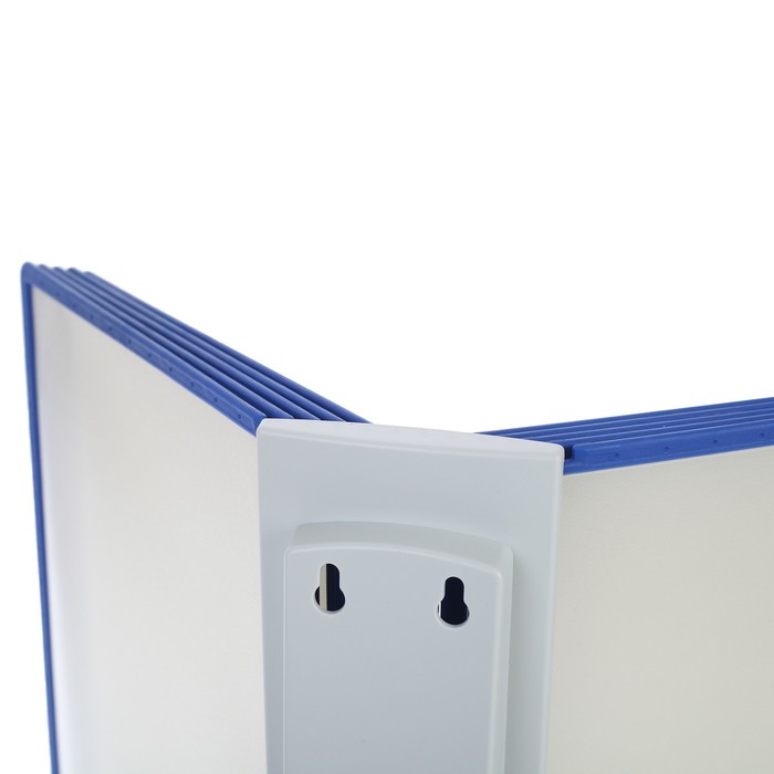 Настенная перекидная система, 10 рамок с протектором, DATAFRAME, цвет синий - фото 1906926334