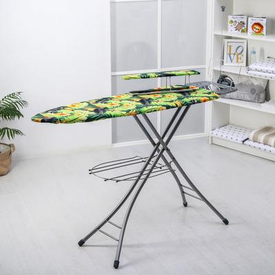 Доска гладильная Nika «Эльза де люкс», 122×40 см, металл, регулируемая высота до 93 см, рисунок МИКС