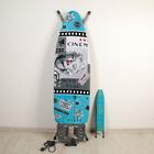 Доска гладильная Nika «Эльза де люкс», 122×40 см, металл, регулируемая высота до 93 см, рисунок МИКС - Фото 15