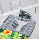 Доска гладильная Nika «Эльза де люкс», 122×40 см, металл, регулируемая высота до 93 см, рисунок МИКС - Фото 4