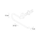 Полотенцедержатель Fixsen FX-21811A, кольцо, хром - Фото 3