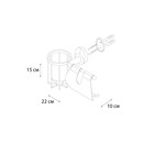 Бумагодержатель + держатель дезодоранта Fixsen, хром - Фото 3