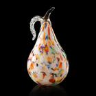 Сувенир стекло в стеклокрошку "Груша разноцветная" h 140 мм - Фото 2