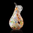 Сувенир стекло в стеклокрошку "Груша разноцветная" h 140 мм - Фото 3