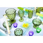 УЦЕНКА Набор стаканов 5 шт. «Круиз» 350 мл 8×8×12.5 см, зеленый - Фото 6