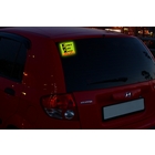 Наклейка на авто светоотражающая "Езжу, как хочу!" - Фото 3