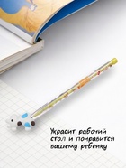 Карандаш-прикол секционный «Жираф», НВ, белая фигурка - Фото 3