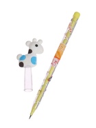 Карандаш-прикол секционный «Жираф», НВ, белая фигурка - Фото 6