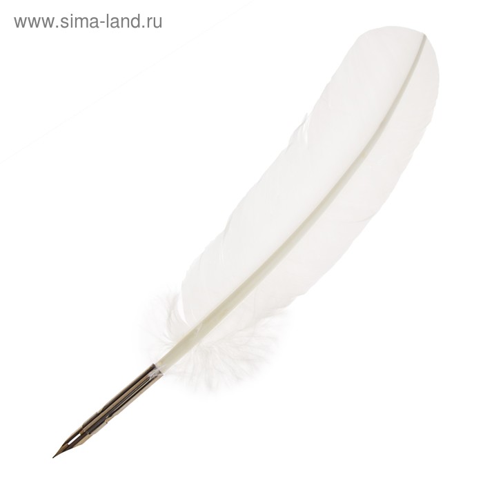 Перо гусиное Manuscript микс 10 цветов, блистер - Фото 1