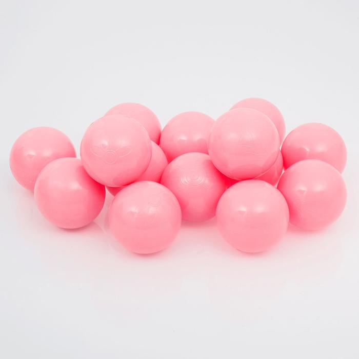 Набор шаров для сухого бассейна 500 шт, цвет: розовый - фото 2054670
