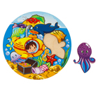 Рамка - вкладыш «Подводная лодка», 20 см, 13 деталей - Фото 4