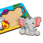 Рамка - вкладыш «Африка», 11 деталей, 30×10 см - Фото 3