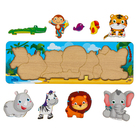 Рамка - вкладыш «Африка», 11 деталей, 30×10 см - Фото 4