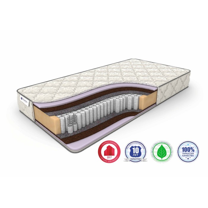 Матрас Eco Foam Hard S-1000, размер 200 х 200 см, высота 21 см, трикотаж