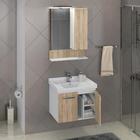 Комплект: тумба Comforty «Рига-60», цвет дуб сонома, раковина Comforty 9335-60 - Фото 2