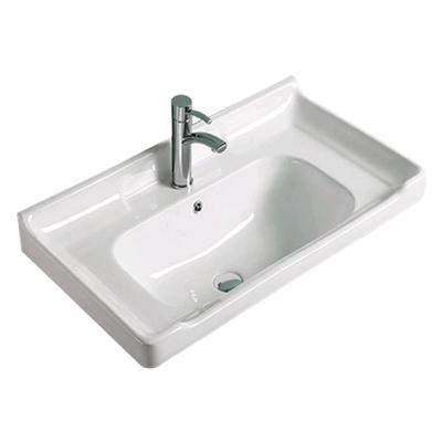 Комплект: тумба Comforty «Рига-60», цвет дуб сонома, раковина Comforty 9335-60
