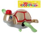 Игрушка заводная водоплавающая "Черепашка в кепке", МИКС - Фото 1
