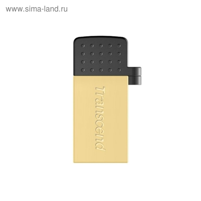 Флешка USB2.0 Transcend Jetflash 380 TS64GJF380G, 64 Гб, USB, цвет золотая платина - Фото 1