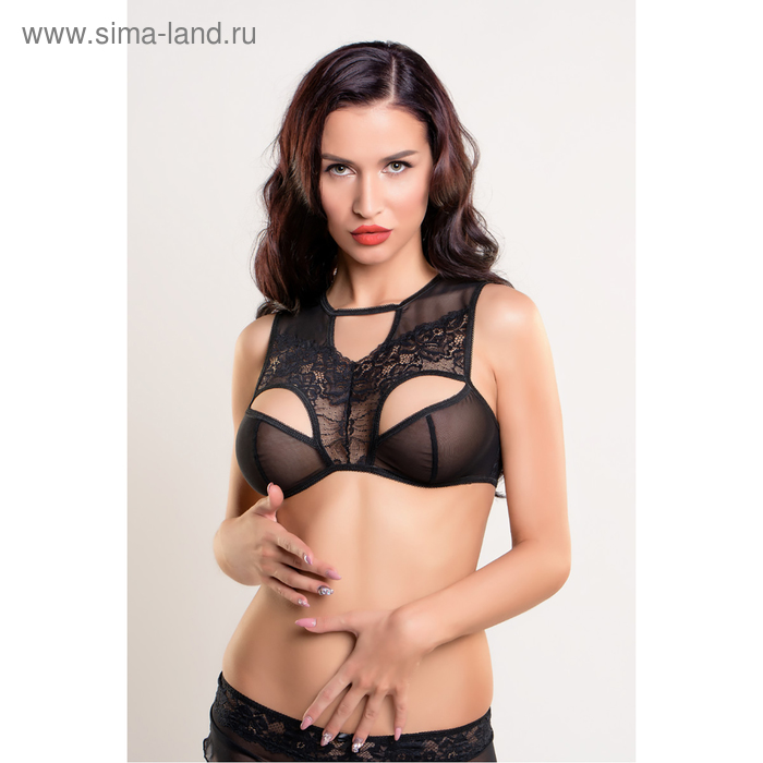 Бралетт Erolanta Lingerie Collection, размер 42-44, цвет чёрный - Фото 1