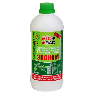 Средство для дачных туалетов и септиков BB-V600, биологическое180 дней, 1 л