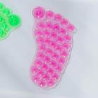 Мини-коврик для ванны «Нога», 7.5×12 см, МИКС - Фото 3