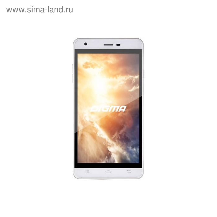 Смартфон Digma VOX S501 3G 8Gb 2Sim + Navitel белый - Фото 1