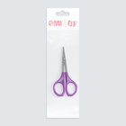 Ножницы маникюрные, прямые, узкие, 9 см, МИКС - Фото 4