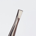 Пинцет прямой, широкий, 8.5 см - Фото 4