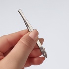 Пинцет прямой, широкий, 8.5 см - Фото 5