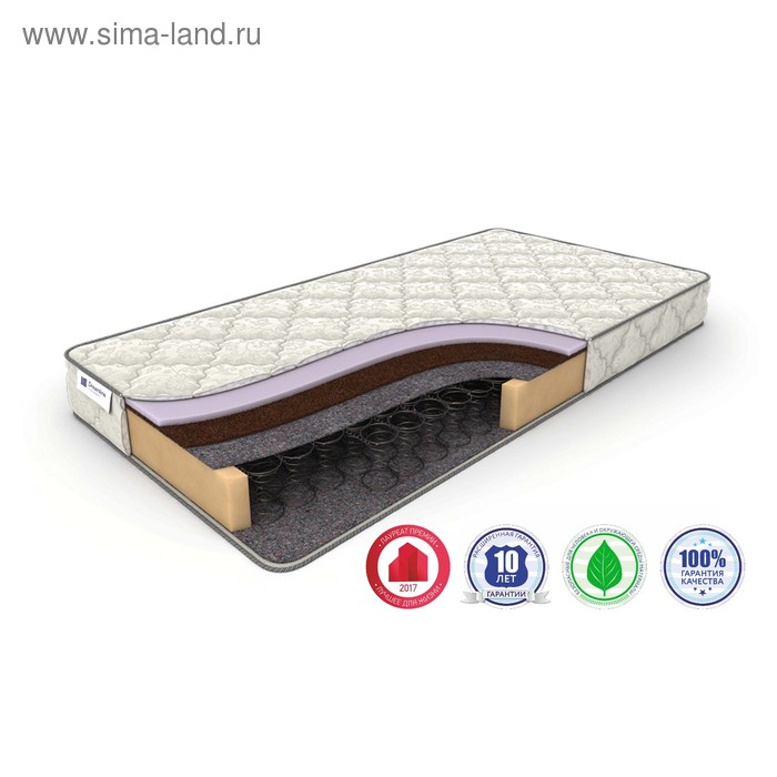 Матрас Single Foam Hard BS-120, размер 160 х 200 см, высота 18 см, жаккард - Фото 1