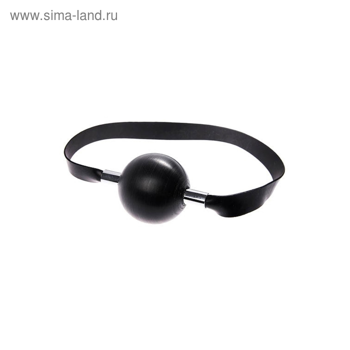 Кляп Sitabella латексный с шаром, цвет чёрный - Фото 1