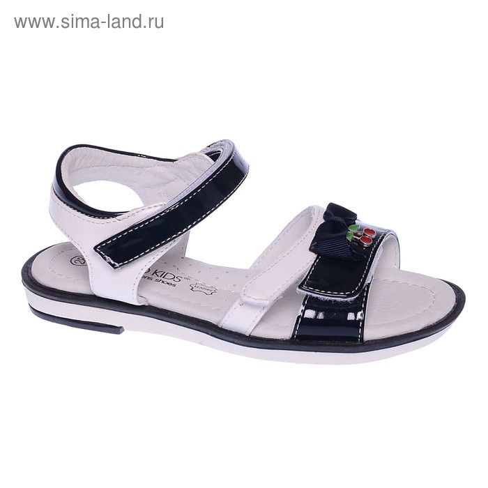 Туфли открытые для девочки, 12 пар в коробе  21-256B/12 - Фото 1