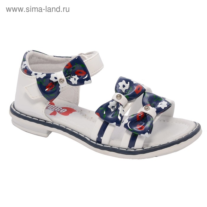 Туфли открытые для девочки, 12 пар в коробе  21-332B/12 - Фото 1