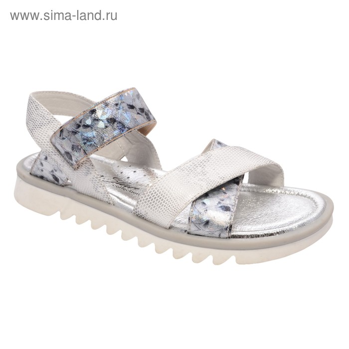 Туфли открытые для девочки, 12 пар в коробе  21-396A/12 - Фото 1