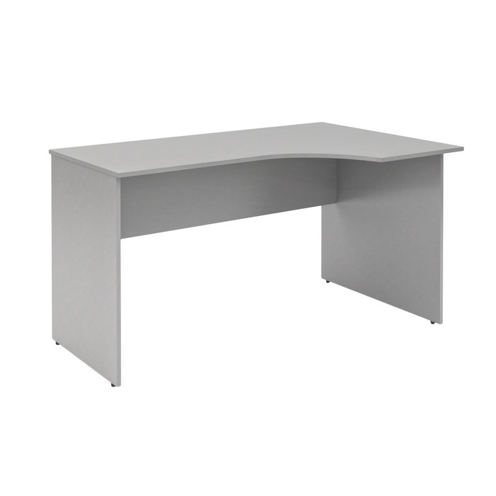 Стол эргономичный SIMPLE SET160-1(R), серый, 1600х900х760 мм