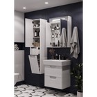 Зеркальный шкаф AQUATON Сильва 60 дуб полярный 1A216202SIW70 - Фото 3