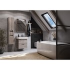 Зеркало - шкаф для ванной комнаты AQUATON «Сильва 60», с LED подсветкой, 600×140×780 мм, цвет дуб фьорд - Фото 3