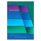 Записная книжка твёрдая обложка А6, 48 листов "Цветной дизайн", глянцевая ламинация - Фото 1