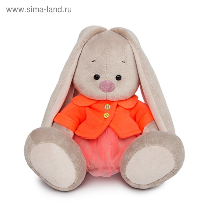 Мягкая игрушка "Зайка Ми" в оранжевой куртке и юбке, 23 см - Фото 1