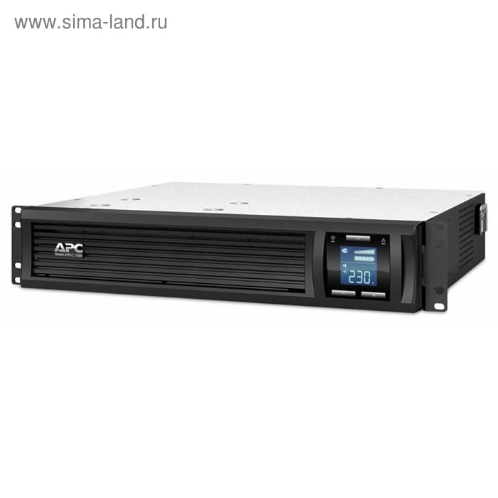 Источник бесперебойного питания APC Smart-UPS C SMC1500I-2U, 900Вт, 1500ВА, черный - Фото 1