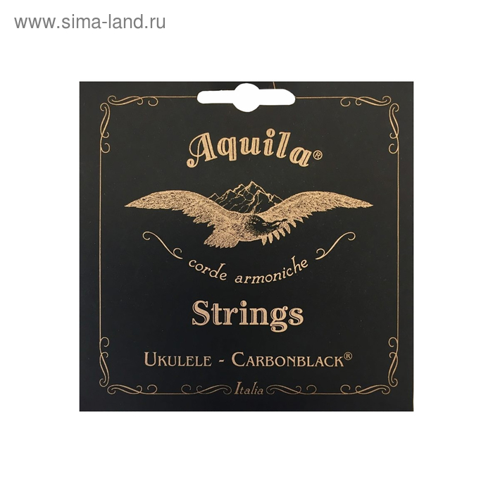 Струны для укулеле AQUILA CARBONBLACK 142U концерт (High G-C-E-A) - Фото 1