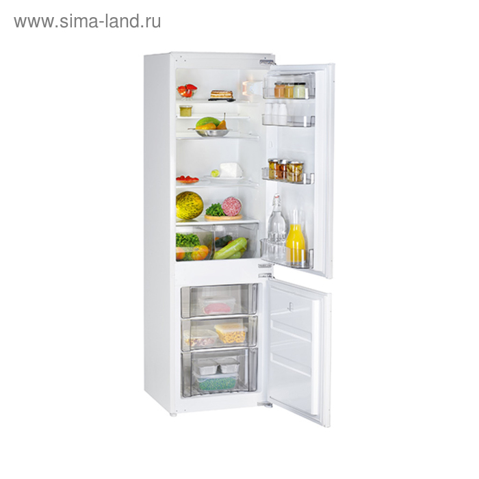 Холодильник Franke FCB 320/MSL SI, встраиваемый, двухкамерный, класс А+, 286 л, белый - Фото 1