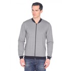 Бомбер мужской, размер 48, цвет серый - Фото 2