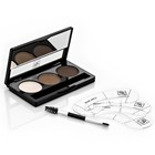 Набор для моделирования бровей Kiss Go Brow Dark Brown - Фото 3