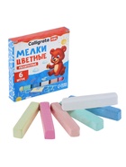 Мелки цветные Calligrata, в наборе 6 штук, квадратные, МИКС - Фото 10