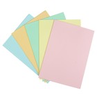 Бумага цветная А4, 100 листов, BVG пастель, 5 цветов, 80 г/м2 - Фото 2
