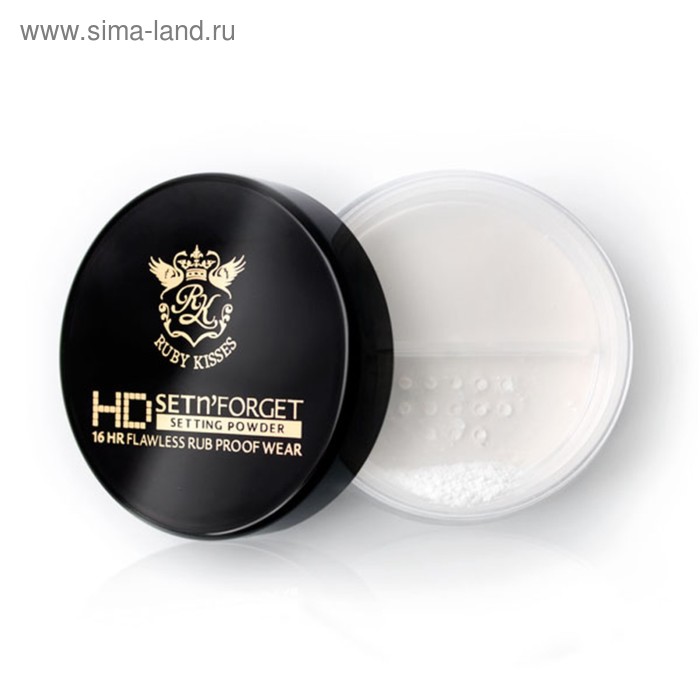 Рассыпчатая HD пудра Kiss Invisible Fix & Forget Setting Powder - Фото 1